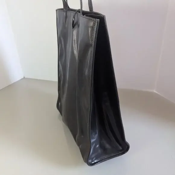 Lutci Vintage Black Hollywood Movies Magazine Anna Silvey Illustration Tote Bag - Picture 7 of 13